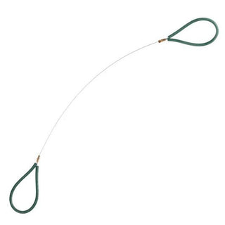 Dirty Girls Pottery Tools green 7-inch Ergo-Max clay wire for pottery and ceramic sculpting, with ergonomic handle and cut-off feature.