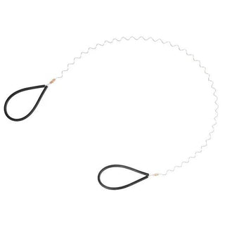 Dirty Girls Pottery Tools charcoal 14-inch ergo-wide wiggle cut off clay wire for pottery and ceramic crafting.
