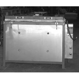 Olympic Top Loading Commercial Electric Pottery Kiln TL20 with V6-CF Controller, showing the front view and control panel.