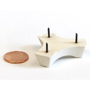 Roselli #2 - One Dozen 3 Pin Kiln Stilt (1 1/4")