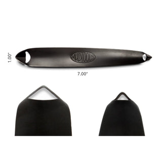 Sherrill Mudtools Sherrill #3 Dragtool V-shaped mouth trimming tool for drywall finishing and mud application.