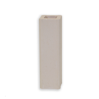 HAMMILL & GILLESPIE Gillespie Kiln Post Square 1.65" x 6" for kiln furniture, showing a metal square post with a smooth finish.