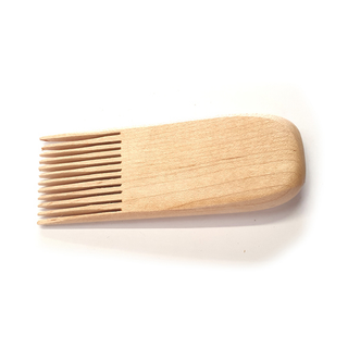 Shimpo small scoring tool with combing end, used for shaping and detailing clay or ceramic projects.