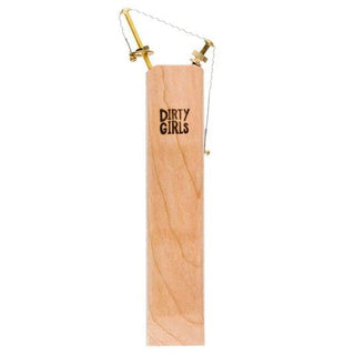 Dirty Girls Pottery Tools Sling Shot Wiggle Wire Tool for clay shaping, featuring a flexible wire with a handle for pottery work.