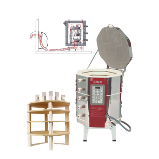 Skutt KM822-3 Kiln Package with Furniture Kit & Vent
