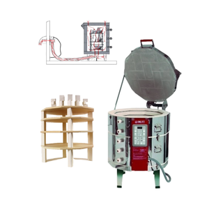Skutt KM1022-3 Kiln Package with Furniture Kit & Vent