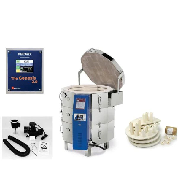 Cone Art GX2827D Kiln Package with Vent, Furniture and Genesis Cone Art GX2827D Kiln Package with Vent, Furniture and Genesis