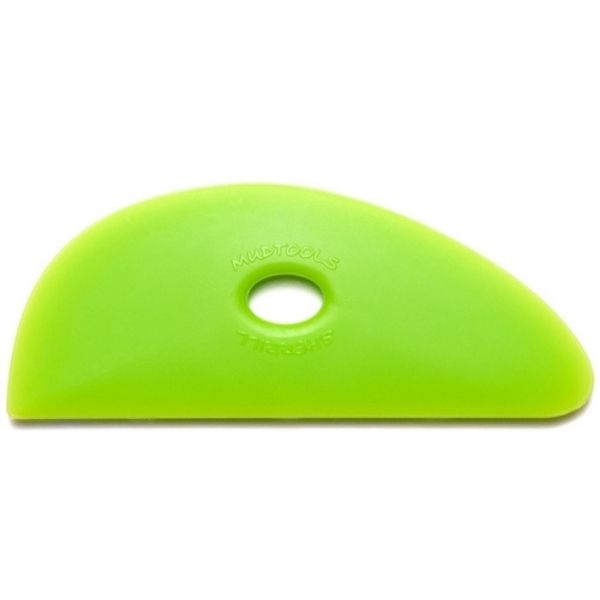 Sherrill Mudtools : Potters Rib: MEDIUM GREEN RIB 3