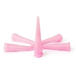 Xiem Pottery Tools CAT20G customizable glaze applicator set of 5 pink tips for ceramic glazing and decorating.
