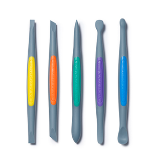 Clay Finishing Tools â€“ Medium Strong-Firm Silicone Set (5 pcs)