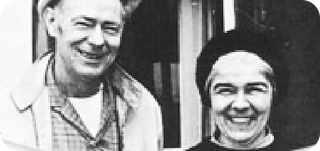 Joe and Marie Cowen, who founded Sheffield Pottery