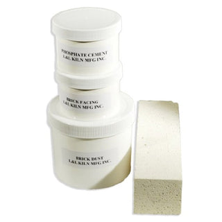 L&L Kilns kiln brick repair kit with large soft refractory bricks for kiln maintenance and repair.