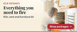 Kiln packages: everything you need to fire. Kiln, vent and furniture kit. Shop packages.
