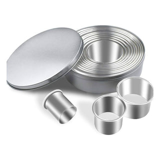 12 Piece Circle Cutter Set: Stainless Steel