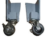 Sheffield Pottery Olympic Kilns Casters, top-loading kiln castors for easy mobility and secure handling of kiln accessories.