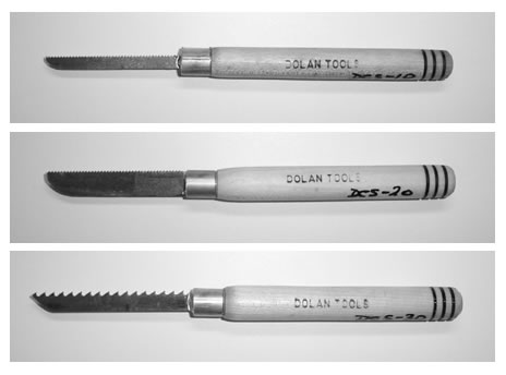 Dolan Tools saws for clay