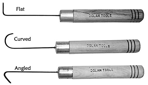 Dolan Tools Turning Hooks DTH for Trimming Moist and Leatherhard Clay
