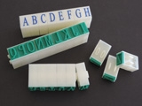 Alphabet Stamps for Clay, Small Letter Stamps